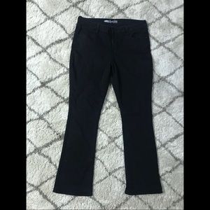 Old Navy Rockstar Black Bootcut Jeans size 16